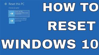 Image result for Search Reset PC