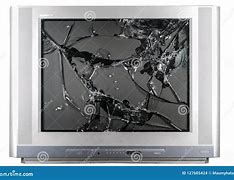 Image result for Old Broken TV Screen