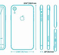 Image result for iPhone XR Size in Inches