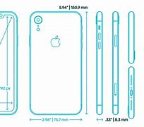 Image result for Screen Size of iPhone X and XR