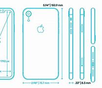 Image result for iPhone XR Back Template to Scale