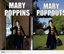 Image result for Mary Poppins Flying Away Meme