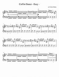 Image result for Coffin Dance Piano 123 Notes Sheet