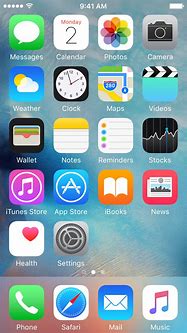 Image result for iOS 7 Default Home Screen
