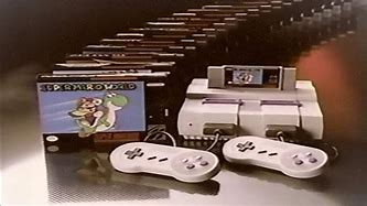 Image result for Super Nintendo Entertainment System Box Comertial