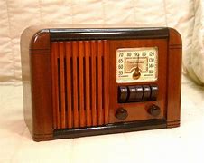 Image result for RCA Victor Table Top Radio Wood