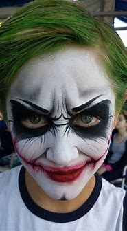 Image result for Halloween Joker Face Painting