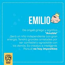 Image result for Significado De Emilio