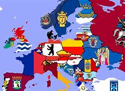 Image result for Modern Map of Europe with Flags