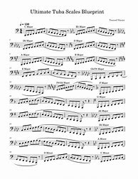 Image result for Tuba Scales Sheet Music