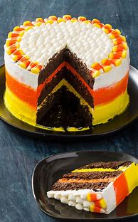 Image result for Halloween Candy Corn Cake
