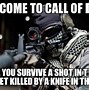 Image result for Funny Cod Memes