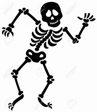 Image result for Scary Cartoon Skeleton