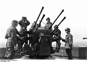 Image result for WW2 German Anti-Aircraft Gun