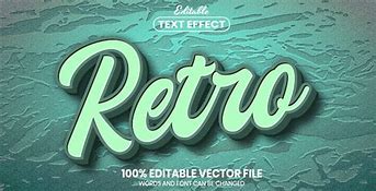 Image result for Retro Text
