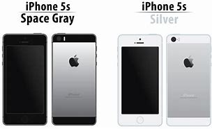 Image result for Apple iPhone 5S Silver Vs. Gray