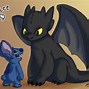 Image result for Stitch Riding Toothless