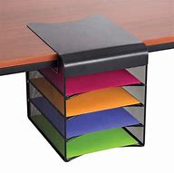 Image result for Plastic Hanging File Organizer That Hangs On Desl