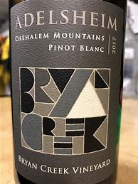 Image result for Adelsheim Pinot Blanc Bryan Creek