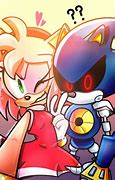 Image result for Metal Sonic Hugging Amy