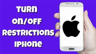 Image result for How to Turn Off Restrictions On iPhone for Signing Out