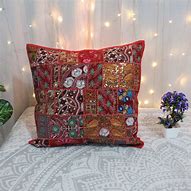 Image result for Red Boho Throw Pillow