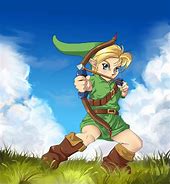 Image result for Anime Link Bow and Arrow Pose