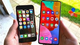 Image result for iPhone SE 2 vs Samsung A51