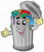 Image result for Cartoon Sign of Trash