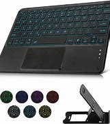 Image result for Backlit Bluetooth Keyboard with Touchpad