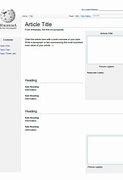 Image result for Wikipedia Profile Template