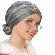 Image result for Bun Hairpiece for Old Lady Costume