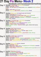 Image result for 21-Day Fix Menu
