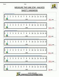 Image result for Math Ruler Worksheets