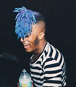 Image result for Xxxtentacion Rapper Purple Hair