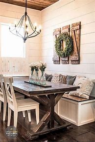 Image result for Rustic Dining Room Wall Decor