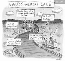 Image result for Memory Lane Cartoon