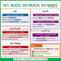 Image result for Difference Between so and Such