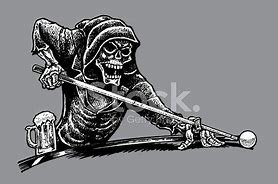 Image result for Skeleton Playing Pool