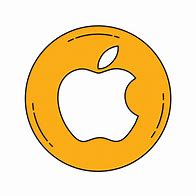 Image result for Apple Logo Neon Orange
