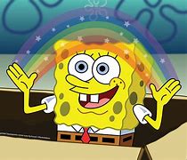 Image result for Spongebob Rainbow Meme Zoom Background