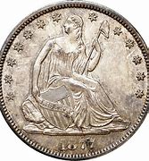 Image result for Seated Lady Liberty Coin