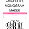 Image result for Printable Monogram Templates