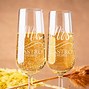 Image result for Champagne Flutes for Wedding Gift