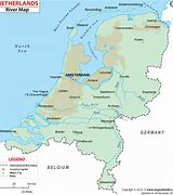 Image result for Rhine River Netherlands Map