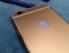 Image result for iPhone SE Glowing Logo On Rose Gold