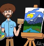 Image result for Bob Ross Group Costume