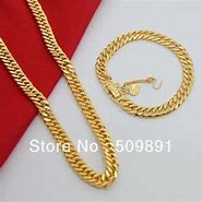 Image result for 24 Carat Gold Chain Necklace
