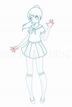 Image result for Dragoart How to Draw Anime Girl