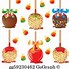 Image result for Clip Art Caramel Chocolate Candy Apple